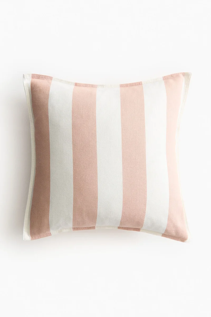 اتش اند ام غطاء وسادة من مزيج الكتان